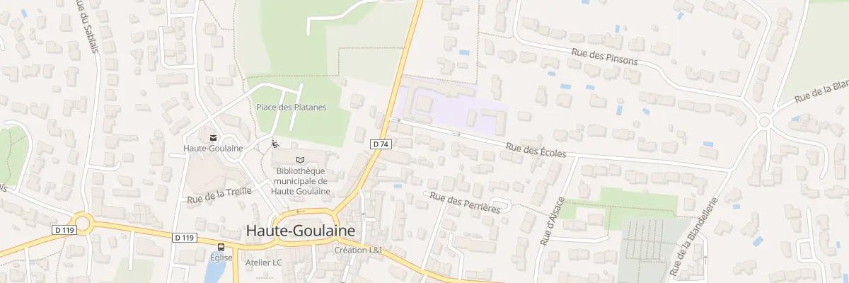 Plan du 1 Rue des ecoles à Haute-Goulaine