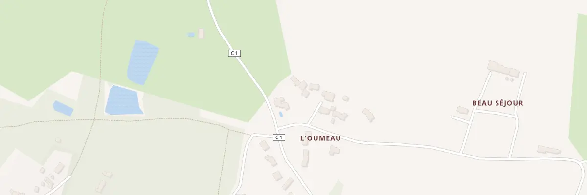 Plan du 3 L’Oumeau à Château-Thébaud