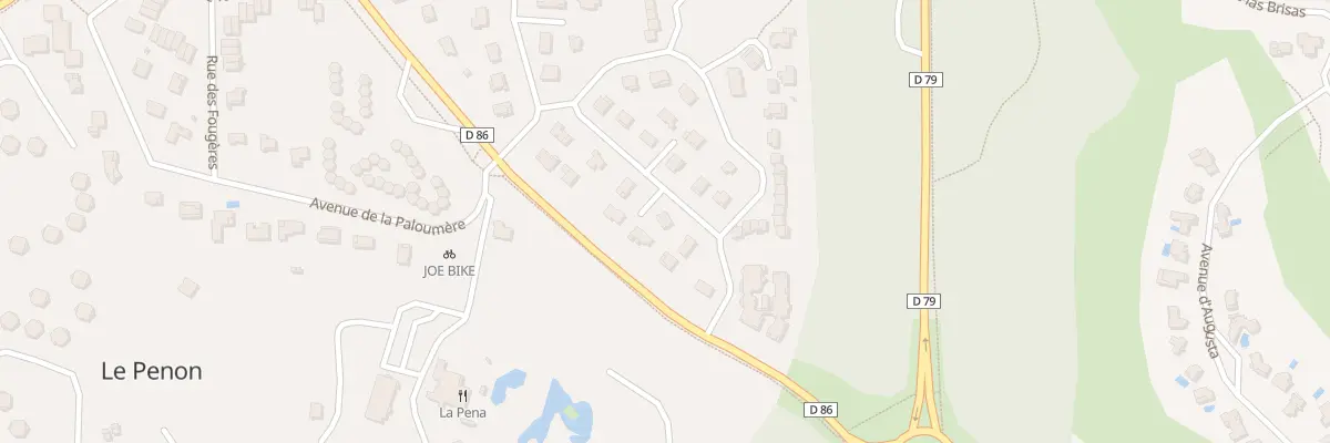 Plan du 7 Av de la Brasérade à Seignosse