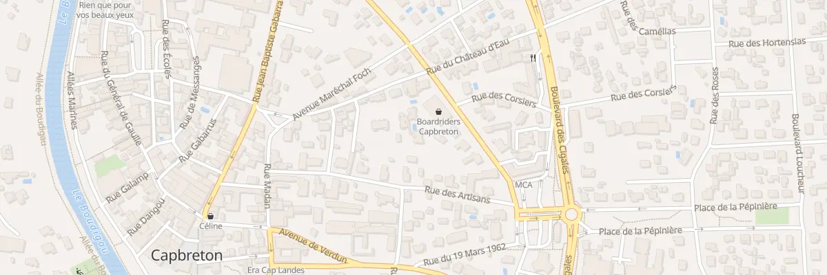 Plan du 19 Rue des Artisans à Capbreton