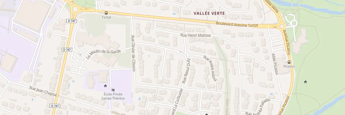 Plan du 5 Imp Claude Monet à La Roche-sur-Yon