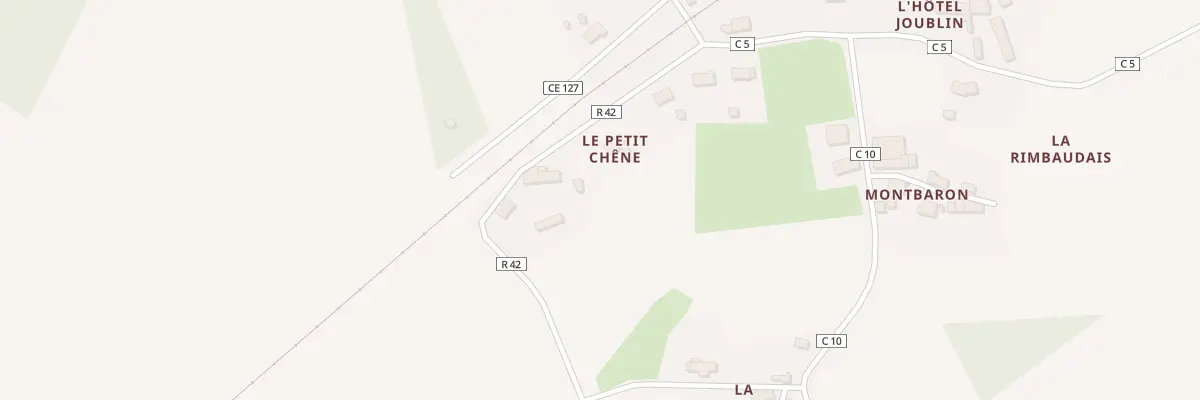 Plan du 207 Le Petit Chene à Issé