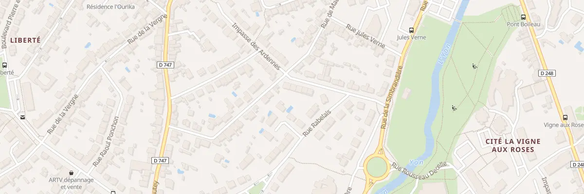Plan du 31 Rue françois viete à La Roche-sur-Yon