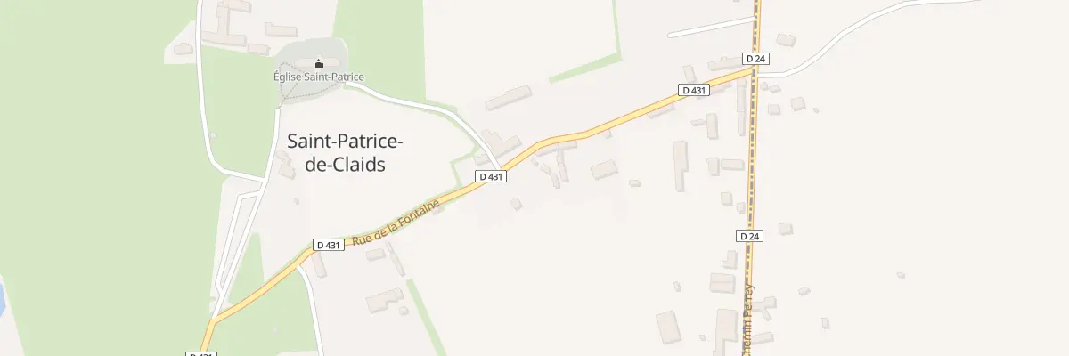 Plan du 5 Rue de la Fontaine à Saint-Patrice-de-Claids