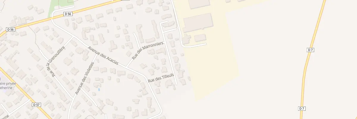 Plan du 12 Rue des tilleuls à La Planche