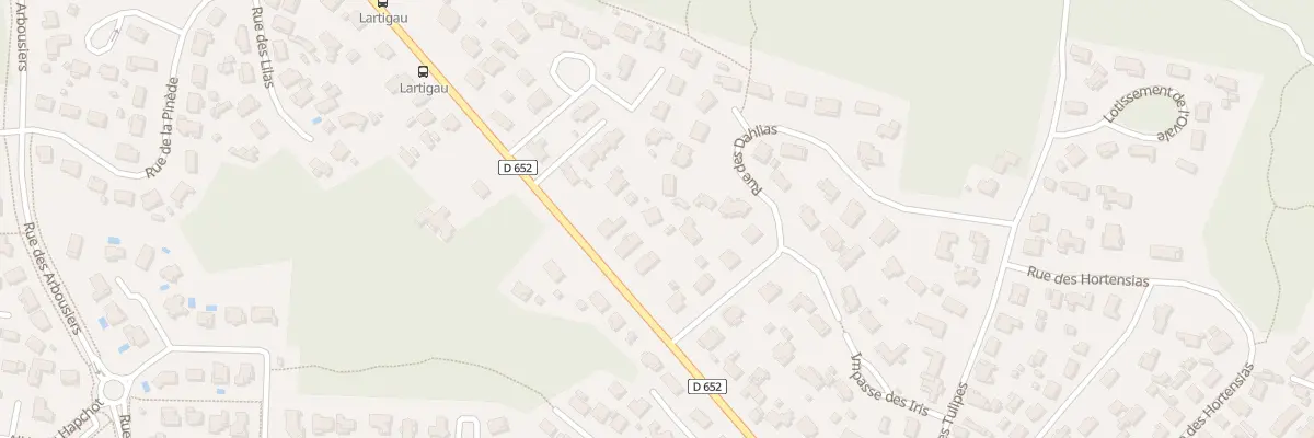 Plan du 40T Av Jean Lartigau à Labenne