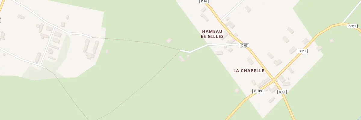 Plan du 3 Hameau Es Gilles à Montaigu-la-Brisette