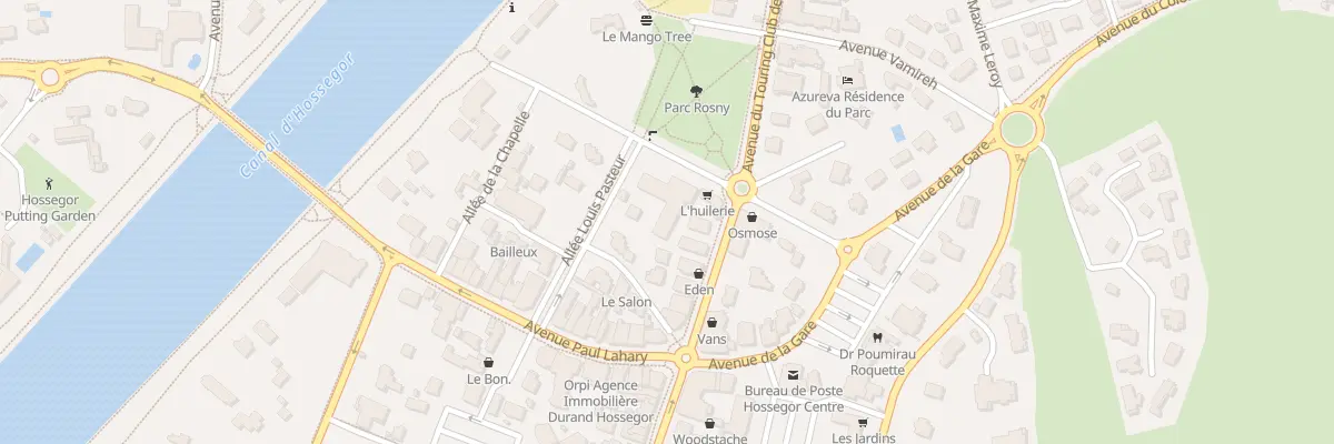 Plan du 55 Av Rosny à Soorts-Hossegor