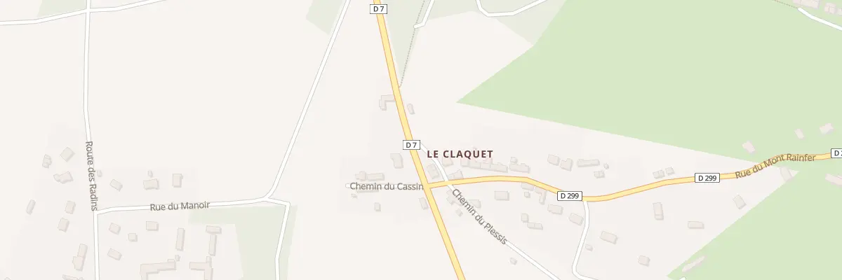 Plan du 2 Rte de Coutances à Saussey