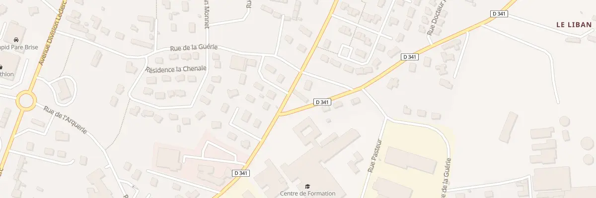 Plan du 10B Rue de la Mare à Coutances