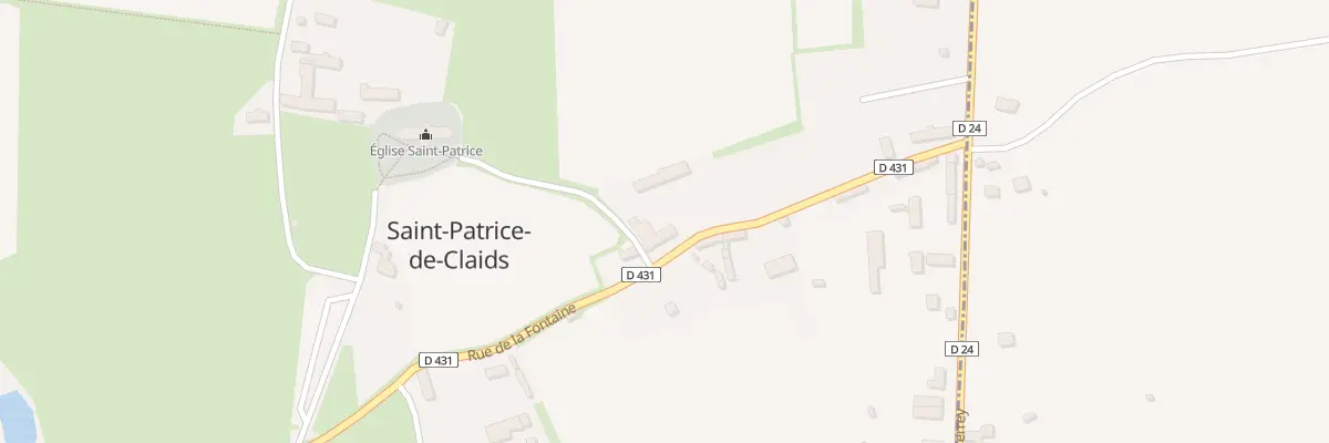 Plan du 2 Rue de la Fontaine à Saint-Patrice-de-Claids