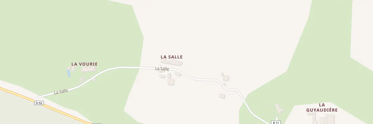 Plan du 3 La Salle à Thourie
