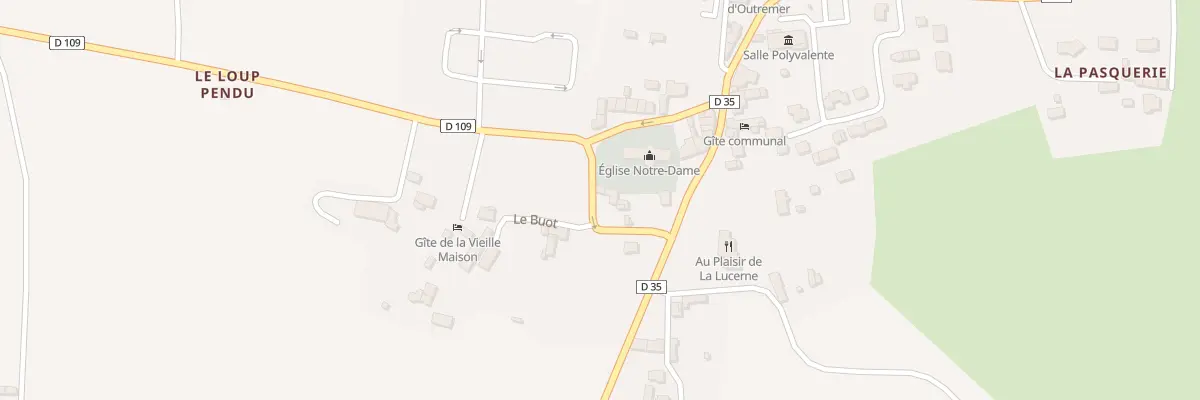 Plan du 1 Rue du Rocher à La Lucerne-d’Outremer