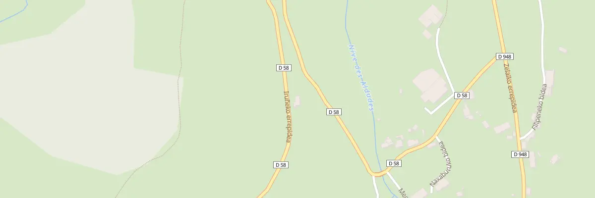 Plan du 925 Iruñeko errepidea à Aldudes