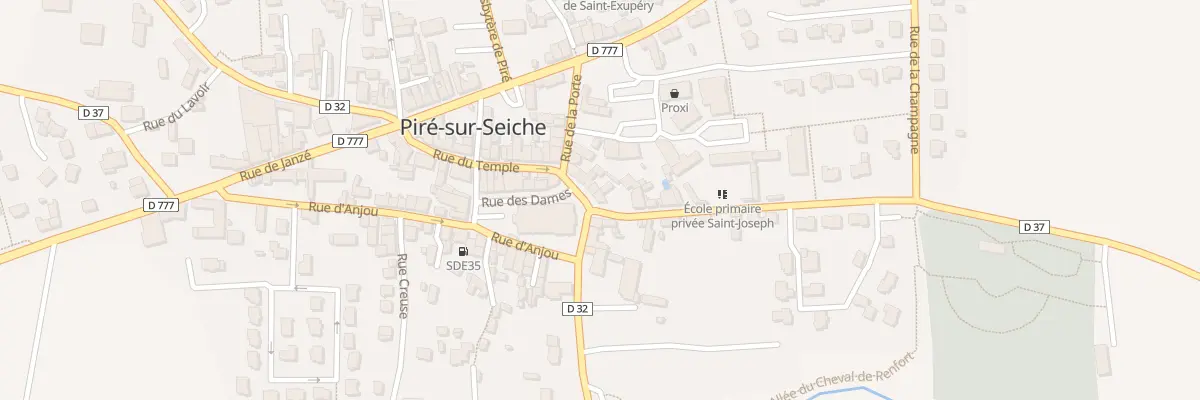 Plan du 31 Rue du Temple à Piré-Chancé