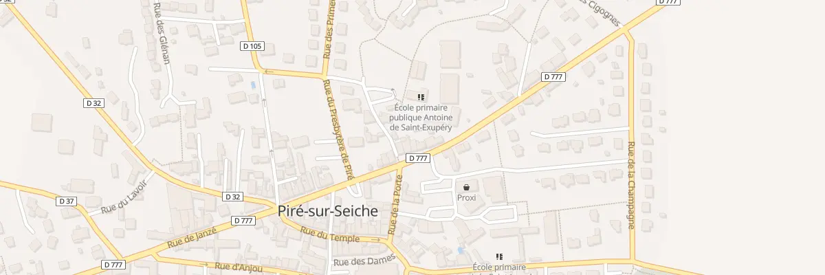 Plan du 25 Rue de Vitré à Piré-Chancé