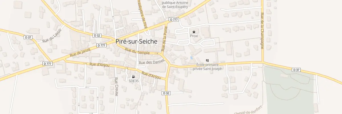 Plan du 27 Rue du Temple à Piré-Chancé