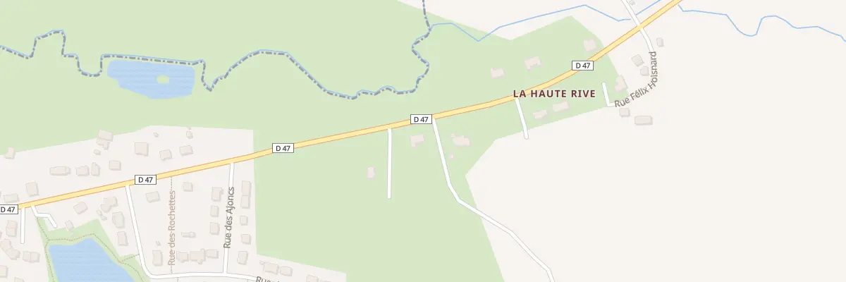 Plan du 5410 La Haute Rive à Coësmes
