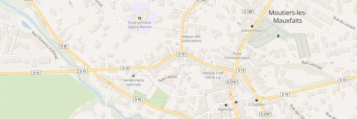 Plan du 25 Rue des Sables à Moutiers-les-Mauxfaits