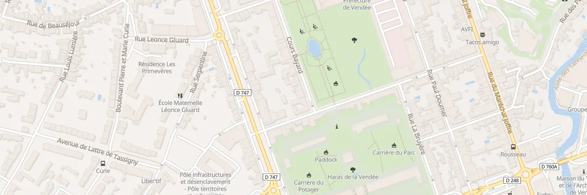 Plan du 14 Crs Bayard à La Roche-sur-Yon