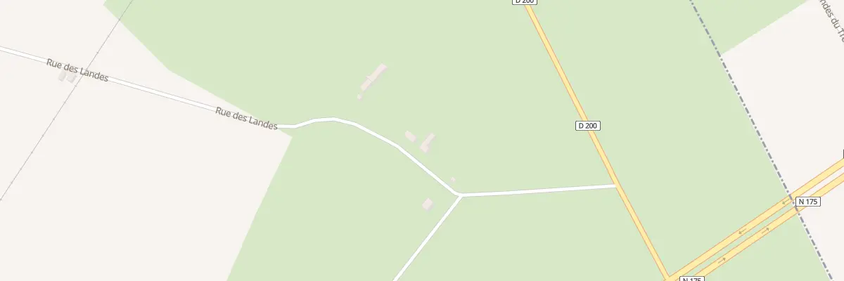 Plan du 9 Rue des Landes à Tanis