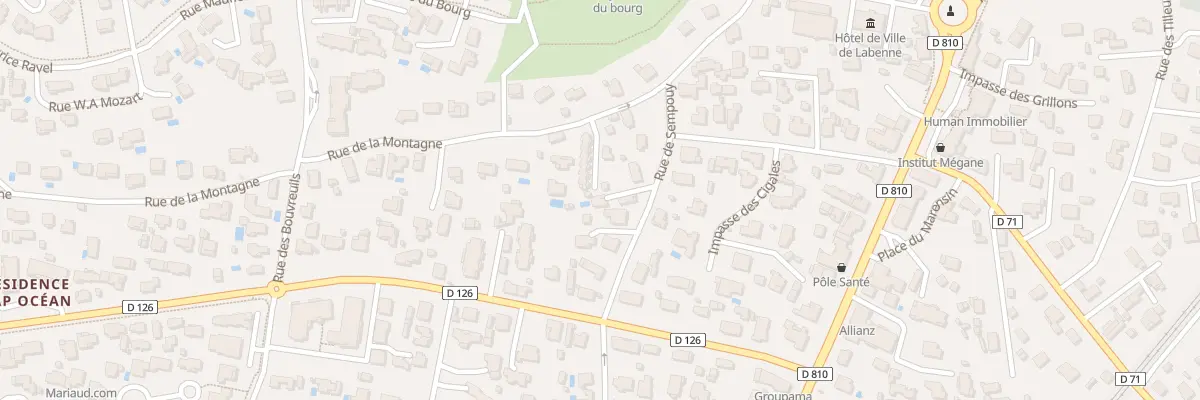Plan du 7B Rue de Sempouy à Labenne