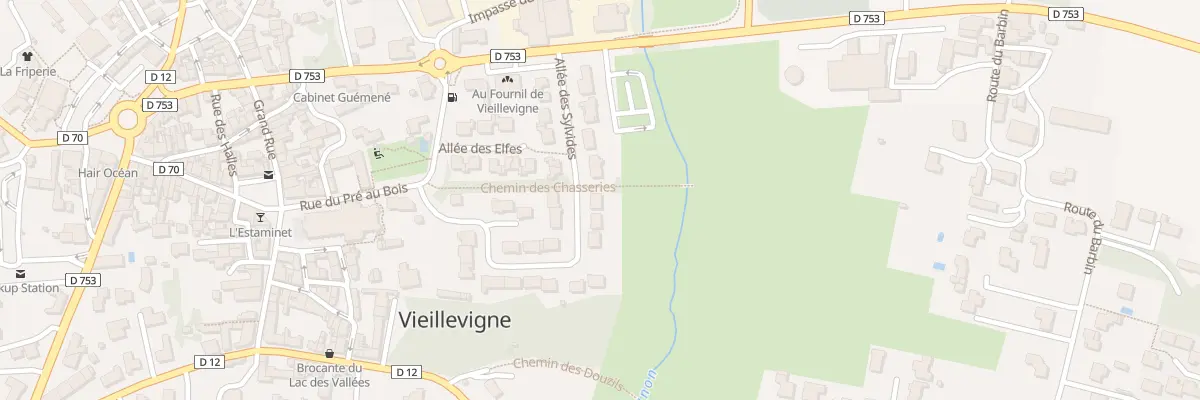 Plan du 26 Rue Hameau des Chasseries à Vieillevigne