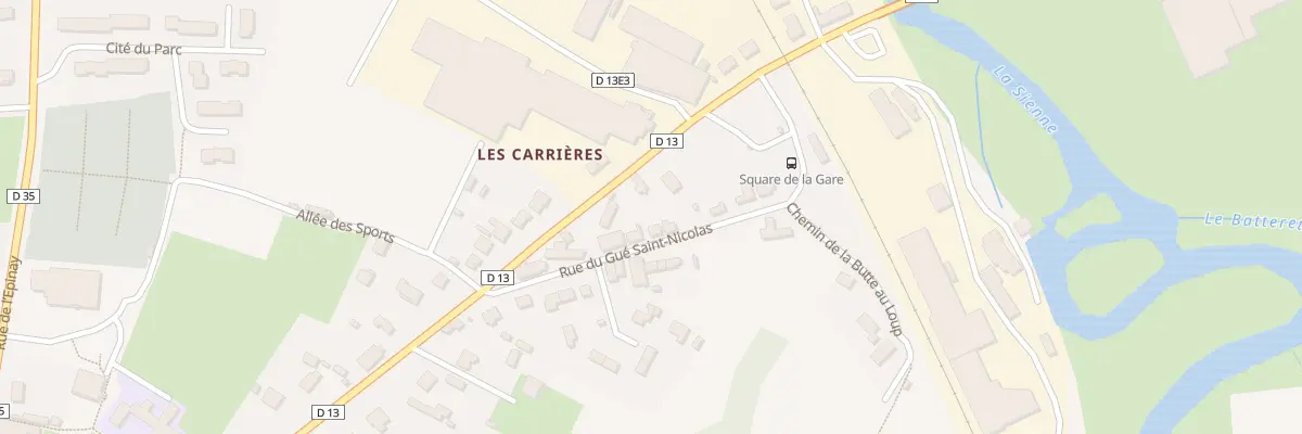 Plan du 5 Rue du Gué Saint-Nicolas à Cérences