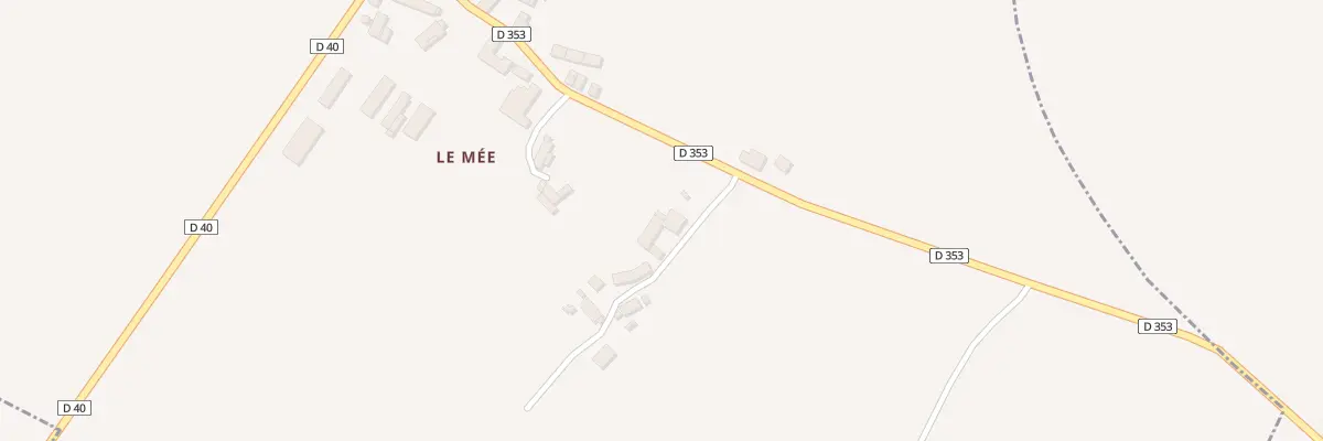 Plan du 12 Le Mee à Sacey