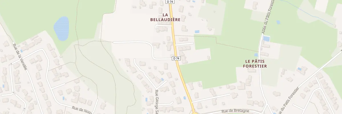 Plan du 13 Rue de la bellaudière à Haute-Goulaine
