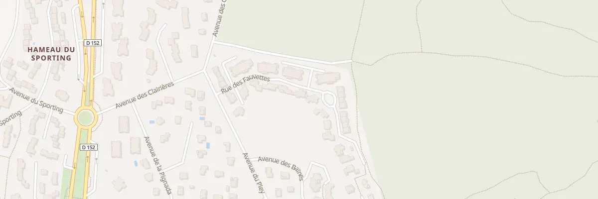 Plan du 12 Rue des Fauvettes à Seignosse