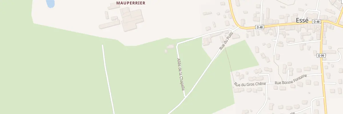 Plan du 5182 Mauperrier à Essé
