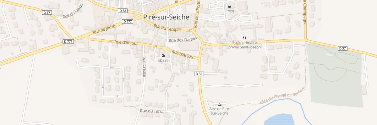 Plan du 42 Rue d’Anjou à Piré-Chancé