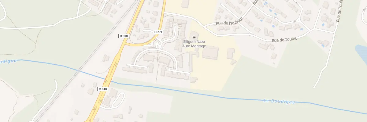 Plan du 2 Rue de Claron à Labenne