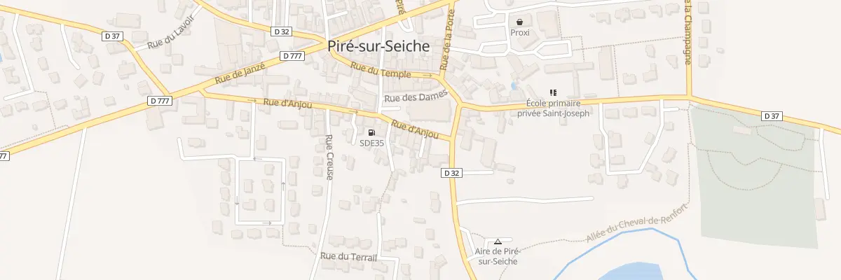 Plan du 40 Rue d’Anjou à Piré-Chancé