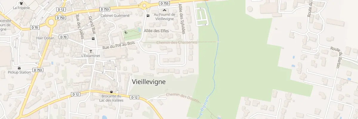 Plan du 11 Rue Hameau des Chasseries à Vieillevigne