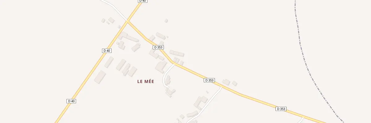Plan du 7 Le Mee à Sacey