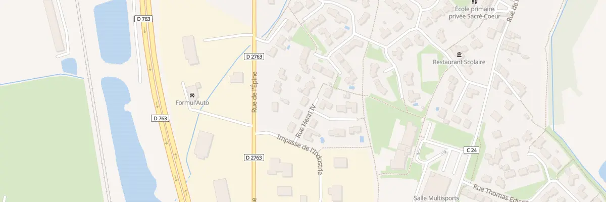 Plan du 5 Rue henri IV à Bellevigny