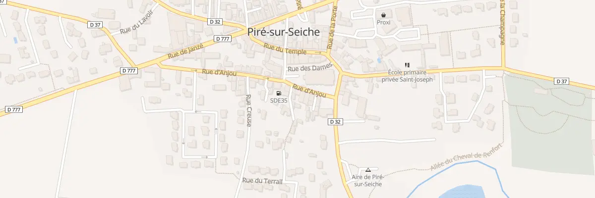 Plan du 34 Rue d’Anjou à Piré-Chancé
