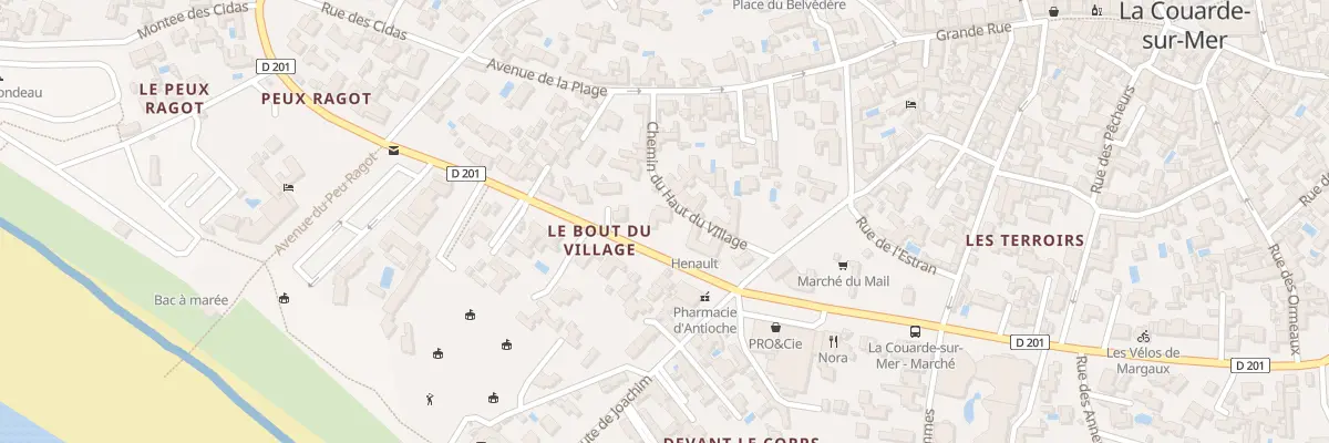 Plan du 4 Av d’Antioche à La Couarde-sur-Mer