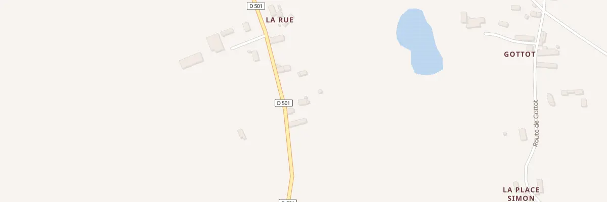 Plan du 16 Rte de la Rue à Étienville