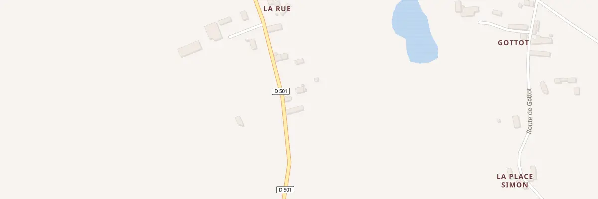 Plan du 14A Rte de la Rue à Étienville