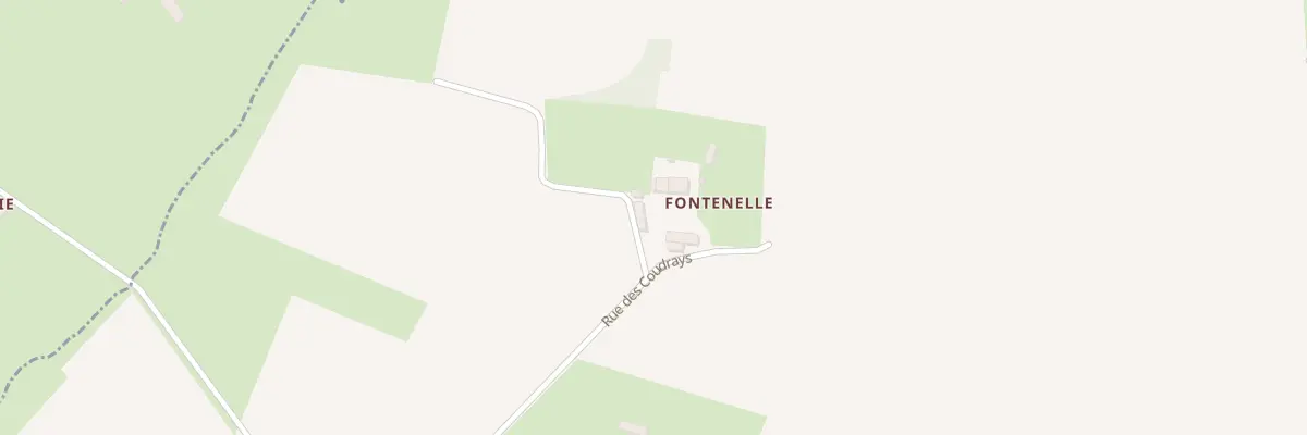 Plan du 10 Rue des Coudrays au Mesnil-Aubert
