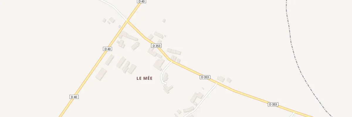 Plan du 5 Le Mee à Sacey