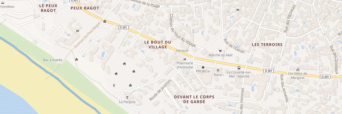 Plan du 5 Av d’Antioche à La Couarde-sur-Mer