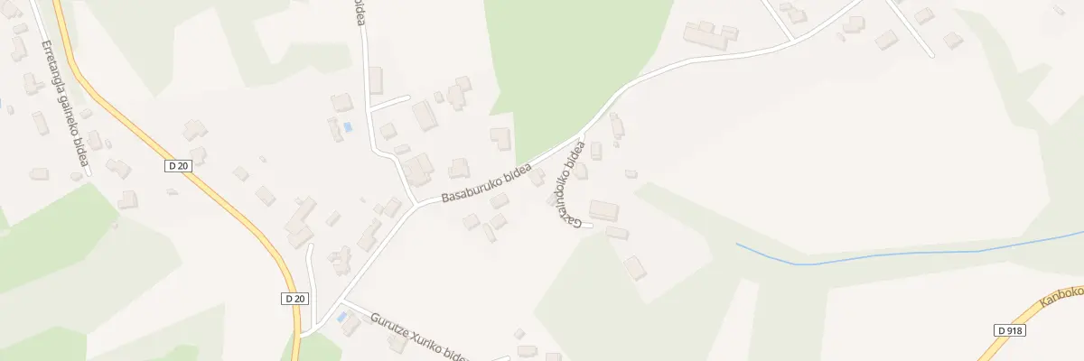 Plan du 302 Basaburuko bidea à Larressore