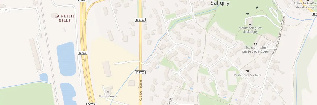 Plan du 22 Rue de l’épine à Bellevigny