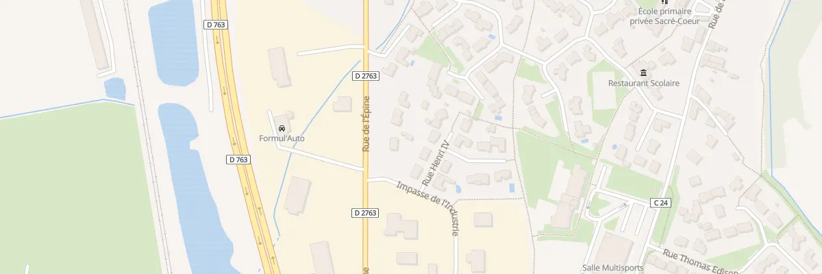 Plan du 12 Rue de l’épine à Bellevigny