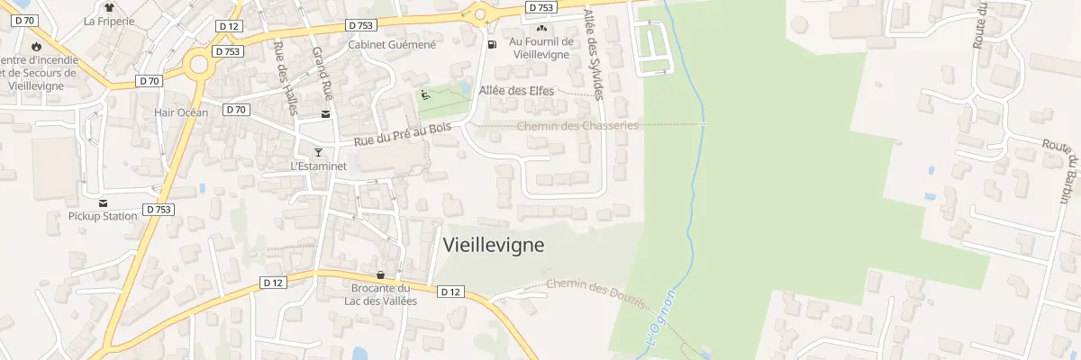 Plan du 7 Rue Hameau des Chasseries à Vieillevigne