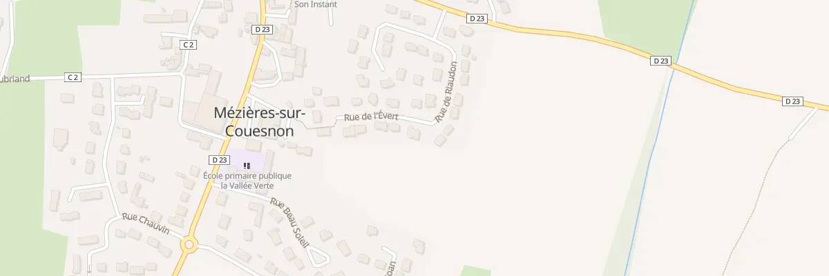 Plan du 19 Rue du Riaudon à Mézières-sur-Couesnon